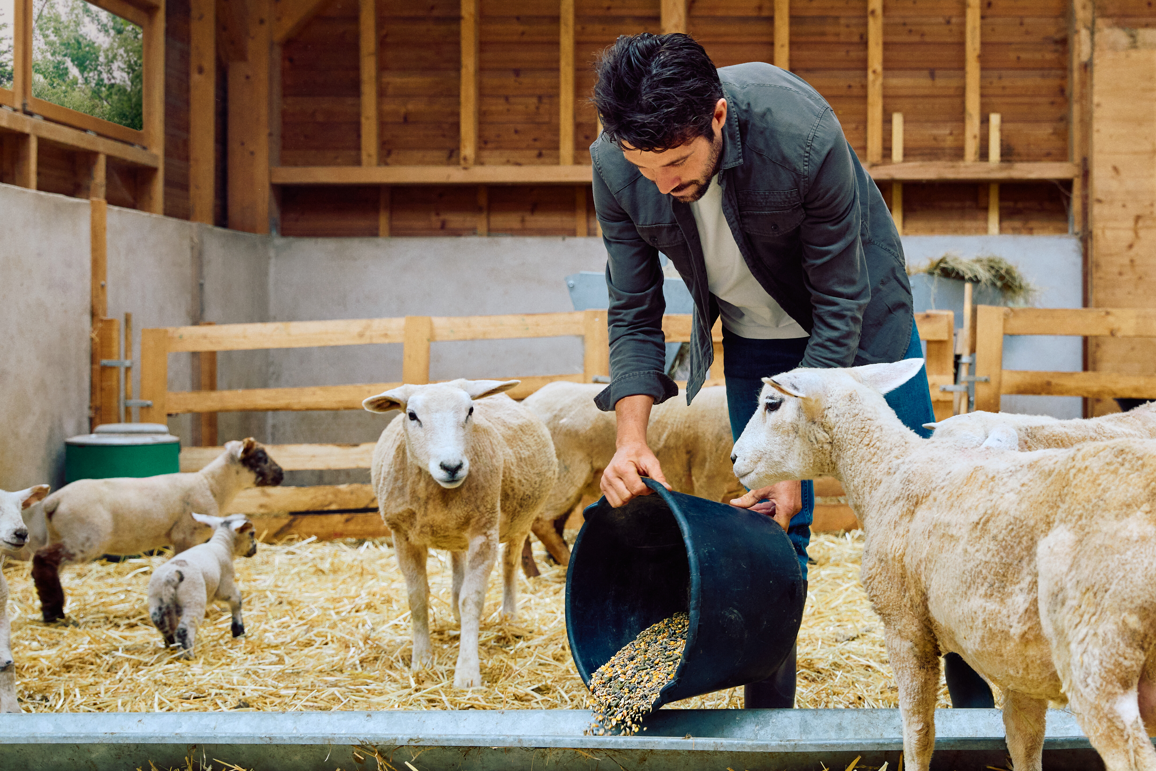 Thibaut Pinot at his farm in M&amp;eacute;lisey