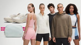 Lululemon product on grey background
