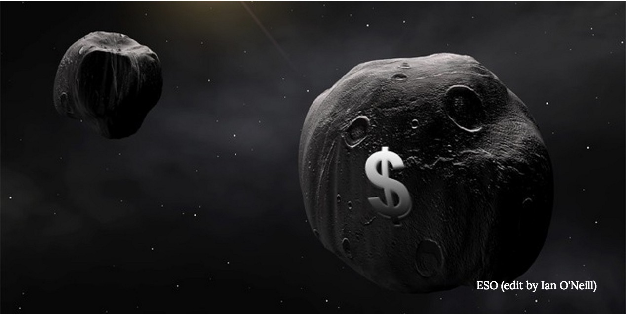 Asteroid mining money