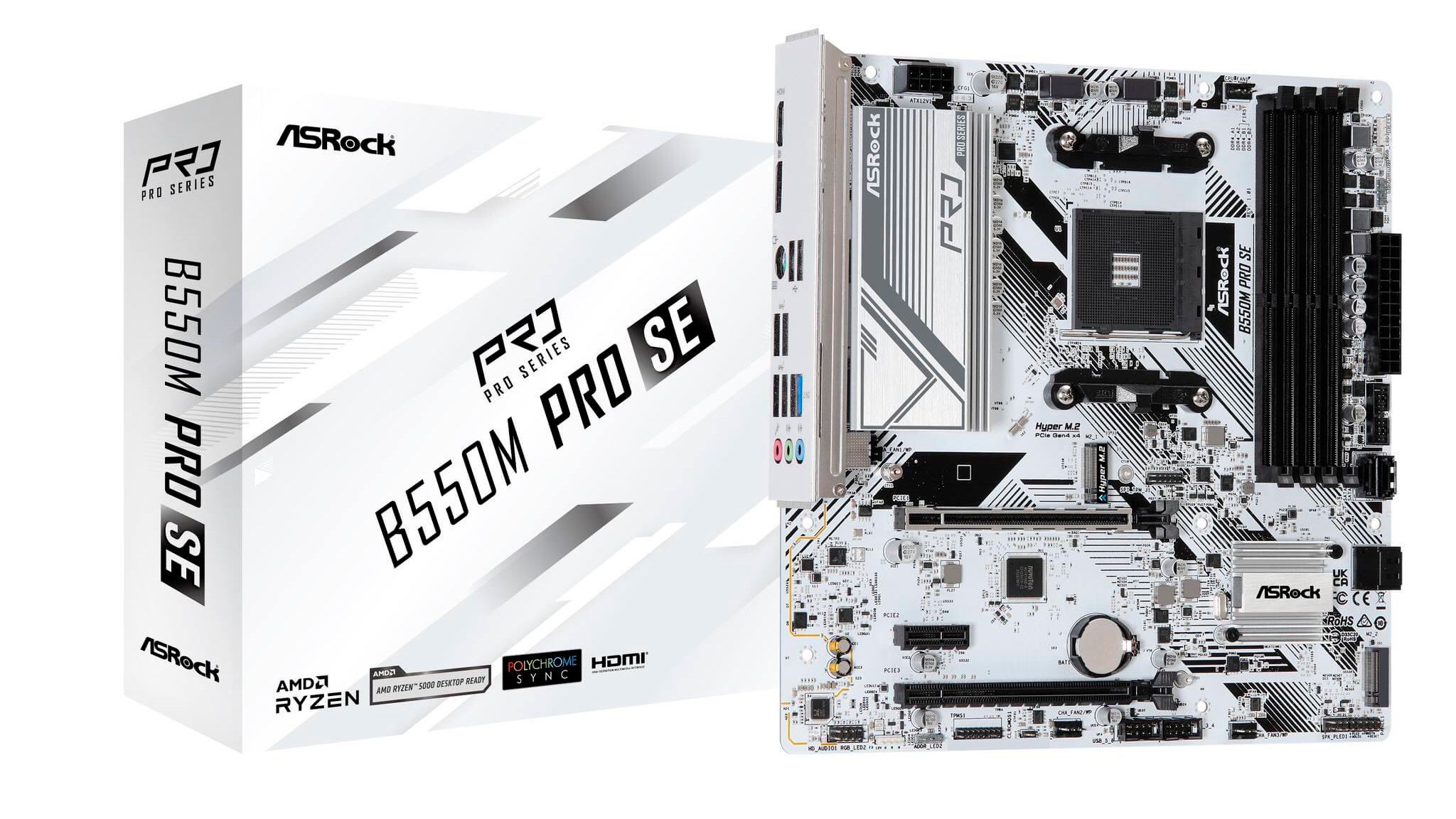 ASRock's First White Motherboard Is For Zen 3 And Older CPUs