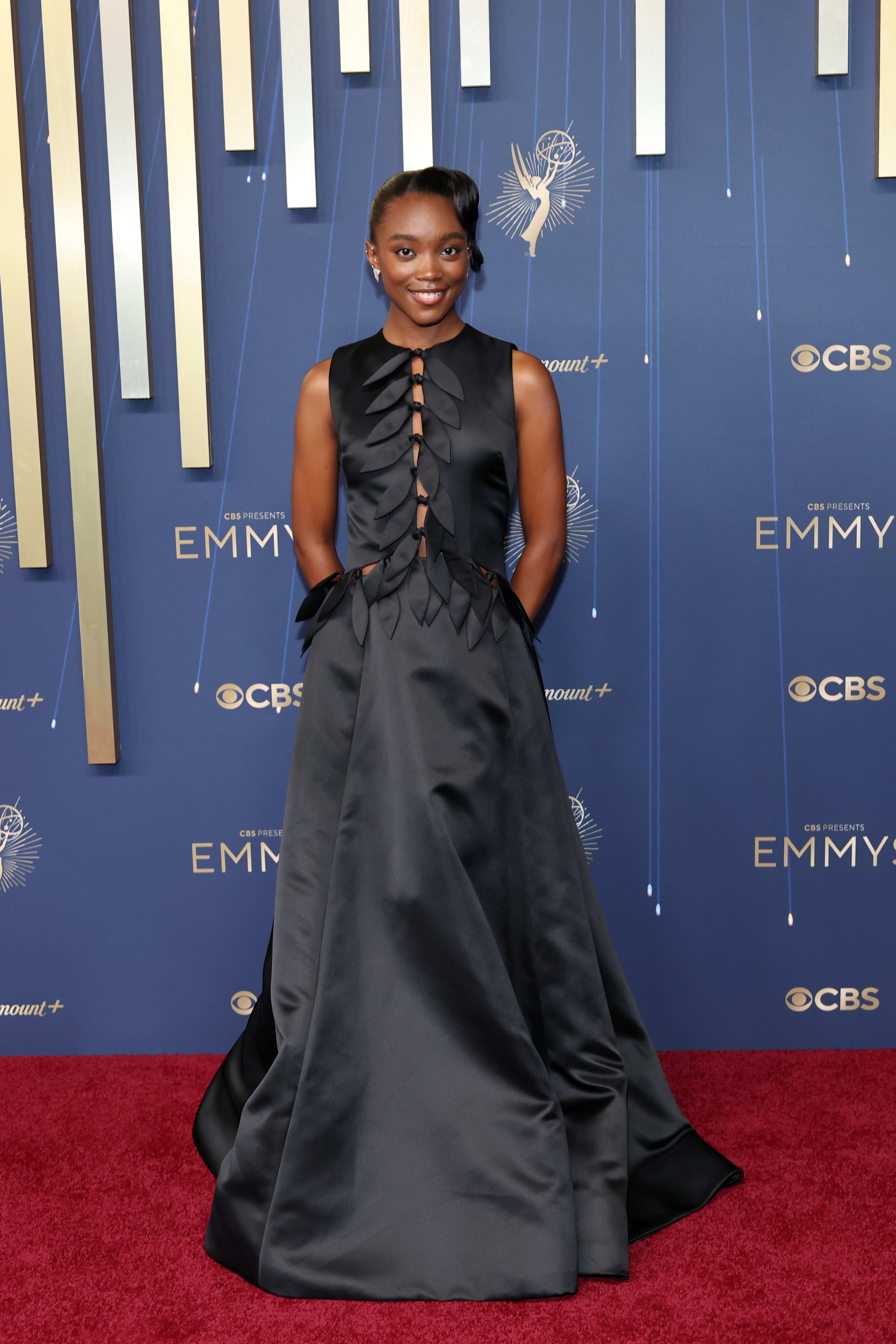 Aliyah Mastin attends the 77th Primetime Emmy Awards at Peacock Theater on September 14, 2025 in Los Angeles, California.