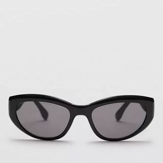 Mango Janire Sunglasses in Black