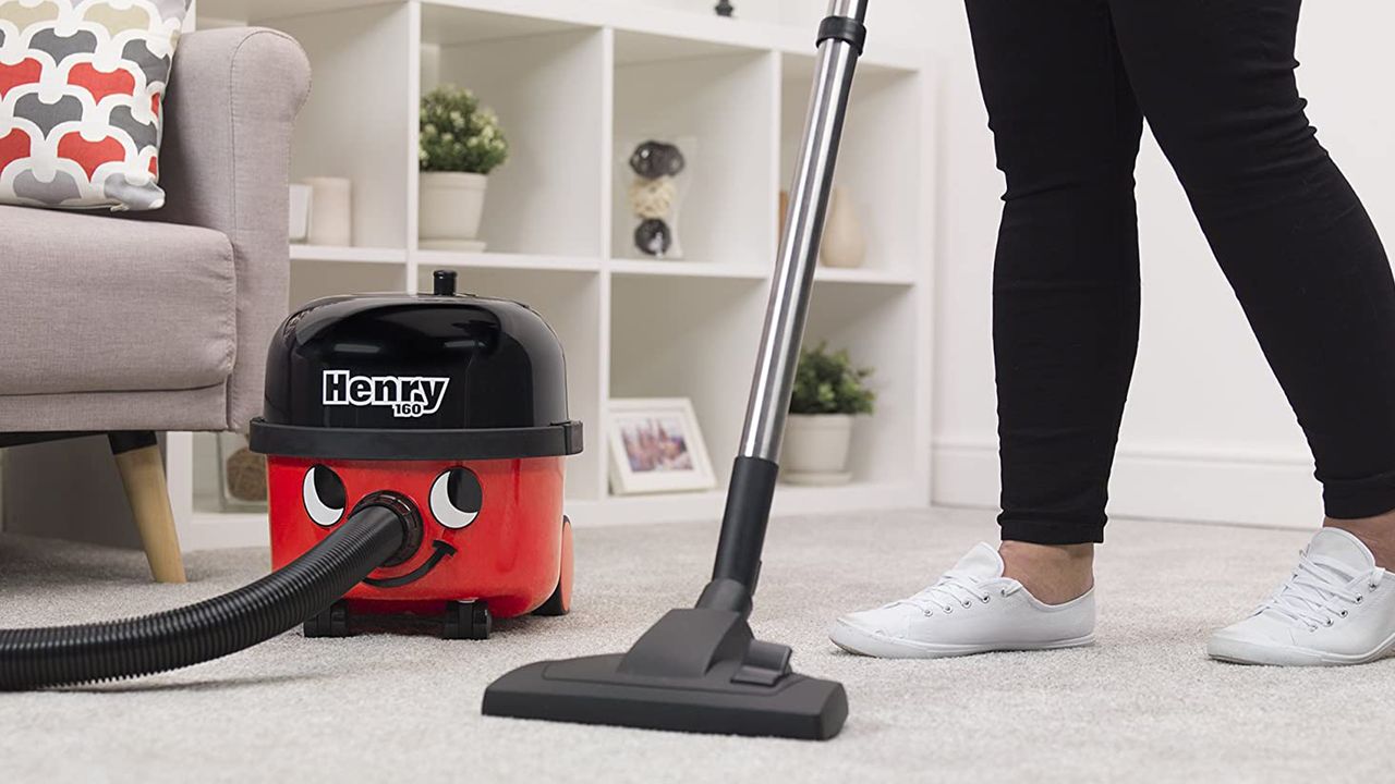 Henry HV160 vacuum being used in home 