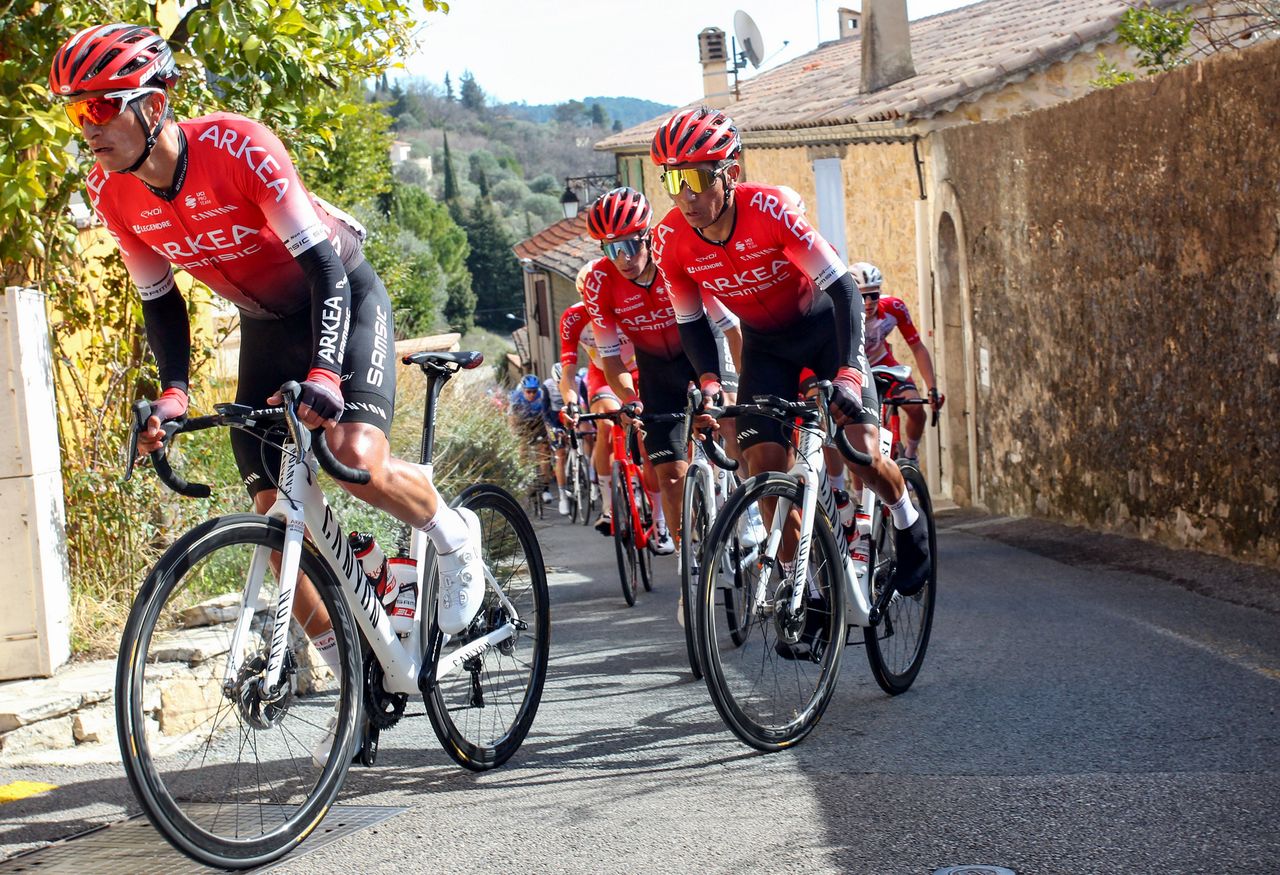 Tour Cycliste International du Var et des Alpes Maritimes 2020 - 52nd Edition - 1st stage Le Cannet - Grasse 186.8 km - 21/02/2020 - Winner Anacona (COL - Team Arkea Samsic) - Nairo Quintana (COL - Team Arkea Samsic) - photo Etienne Garnier/BettiniPhoto&Acirc;&copy;2020