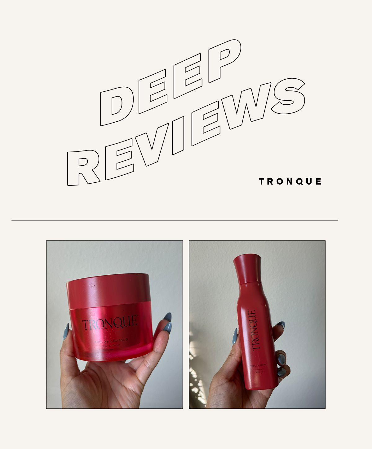 Tronque Body Butter and Body Oil