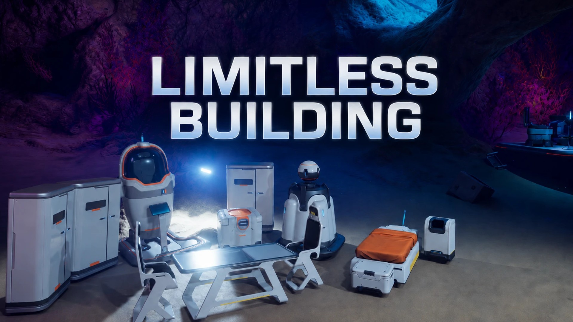 A base in an outside area of Subnautica 2