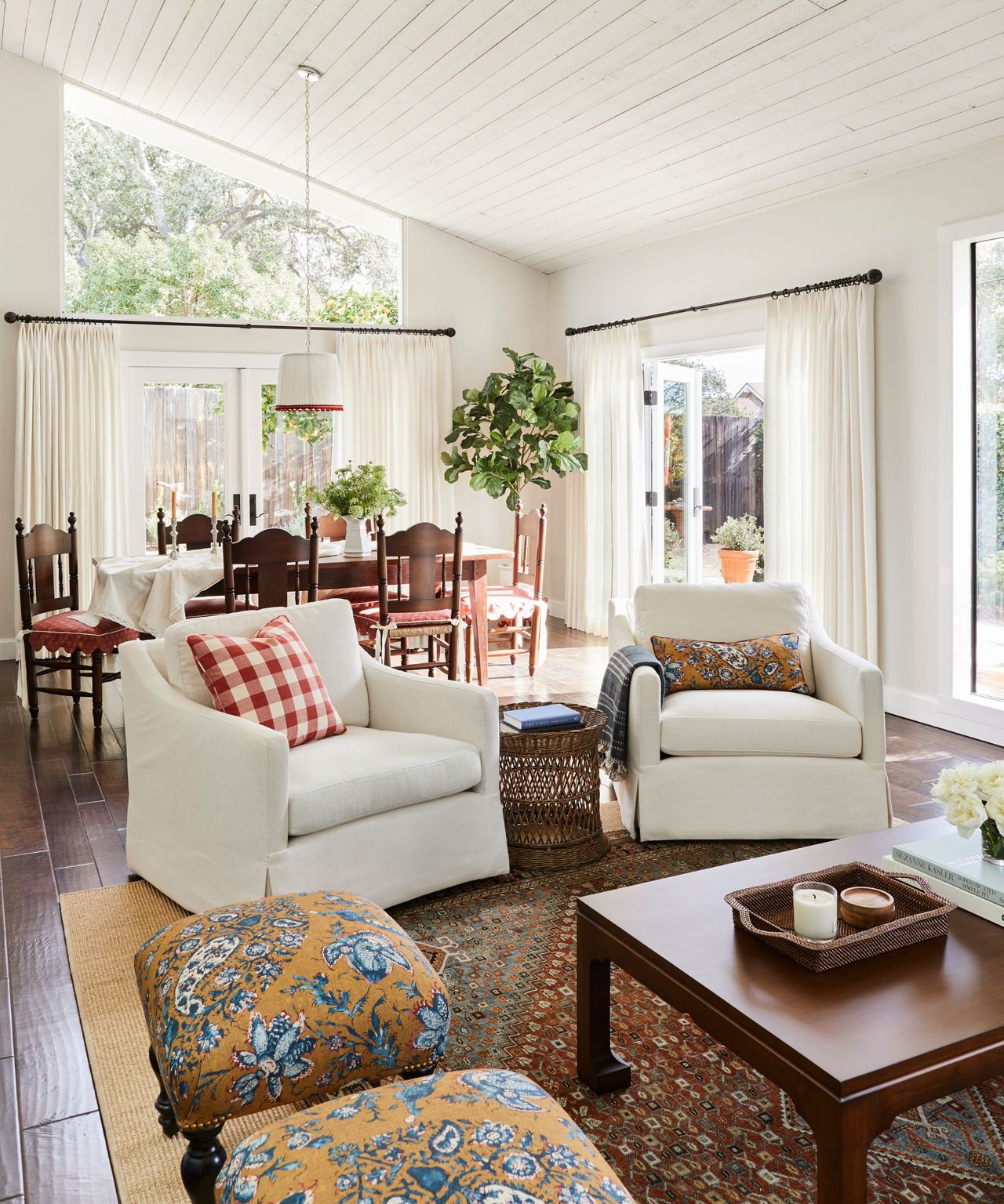 Coastal and traditional style combine in this Montecito home