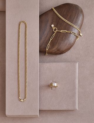 Neatly placed jewelry