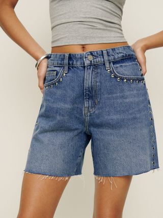 Raye Mid Rise Relaxed 6" Jean Shorts