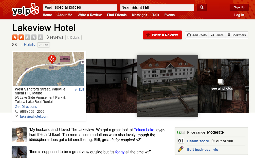 Lakeview Hotel (Silent Hill 2) by James S. - 1/5 stars