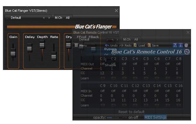 The plug-ins are user-skinnable.