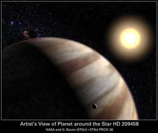 Water Found in Extrasolar Planet's Atmosphere
