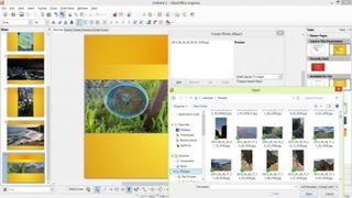 LibreOffice 4.1 photo album screenshot