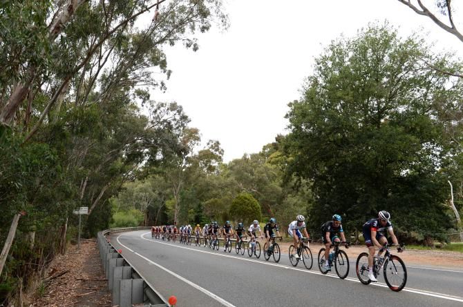 Grey skies kept the temperatures down on stage two