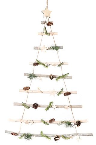 Dibor Nordic Pine Christmas Decoration Hanging Tree Ladder