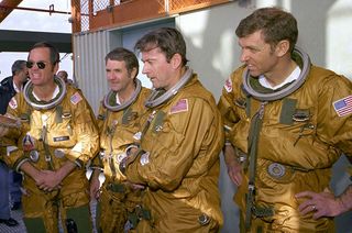 First Space Shuttle Astronauts in 1981