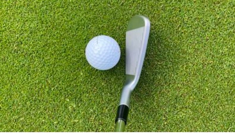 Photo of the taylormade 2023 p790 iron at address