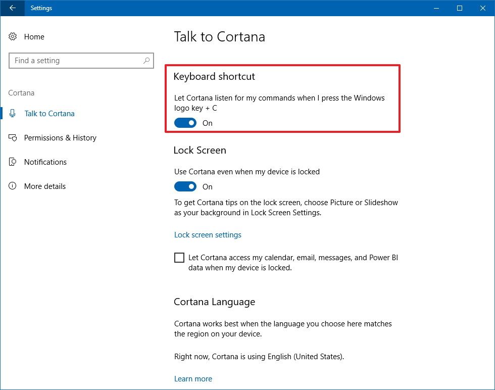 How To Manage Cortana Settings On The Windows 10 Fall Creators Update Windows Central 7460