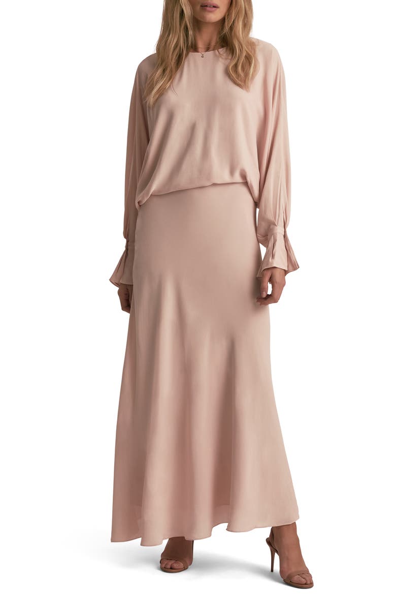 Making Me Blush Long Sleeve Maxi Dress