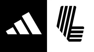Adidas and LIV golf league logo comparison