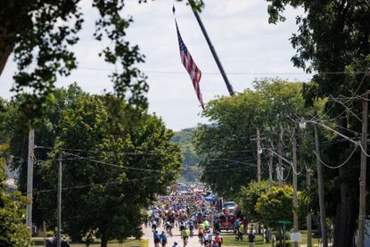 RAGBRAI cyclists