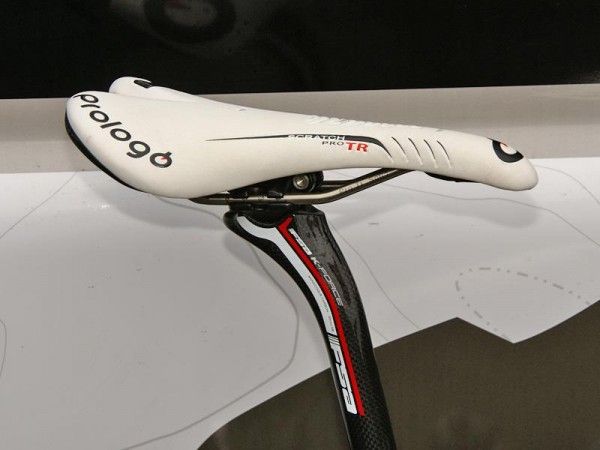 A Prologo Scratch Pro TR saddle provided Breschel with some much-needed cushioning today.