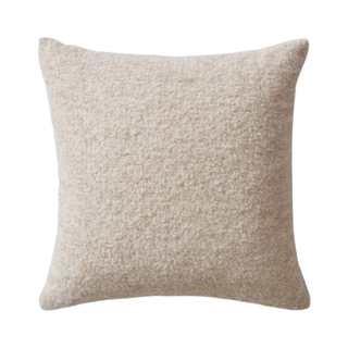 boucle square pillow