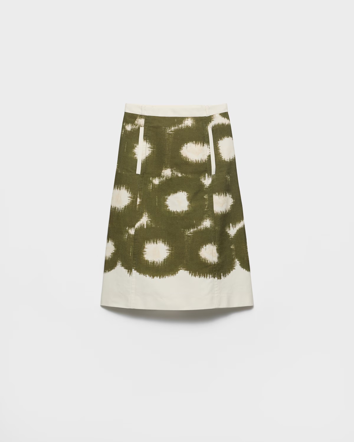 prada, Printed canvas skirt