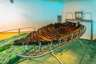 A fishing boat dating back around 2,000 years found by the Sea of Galilee.