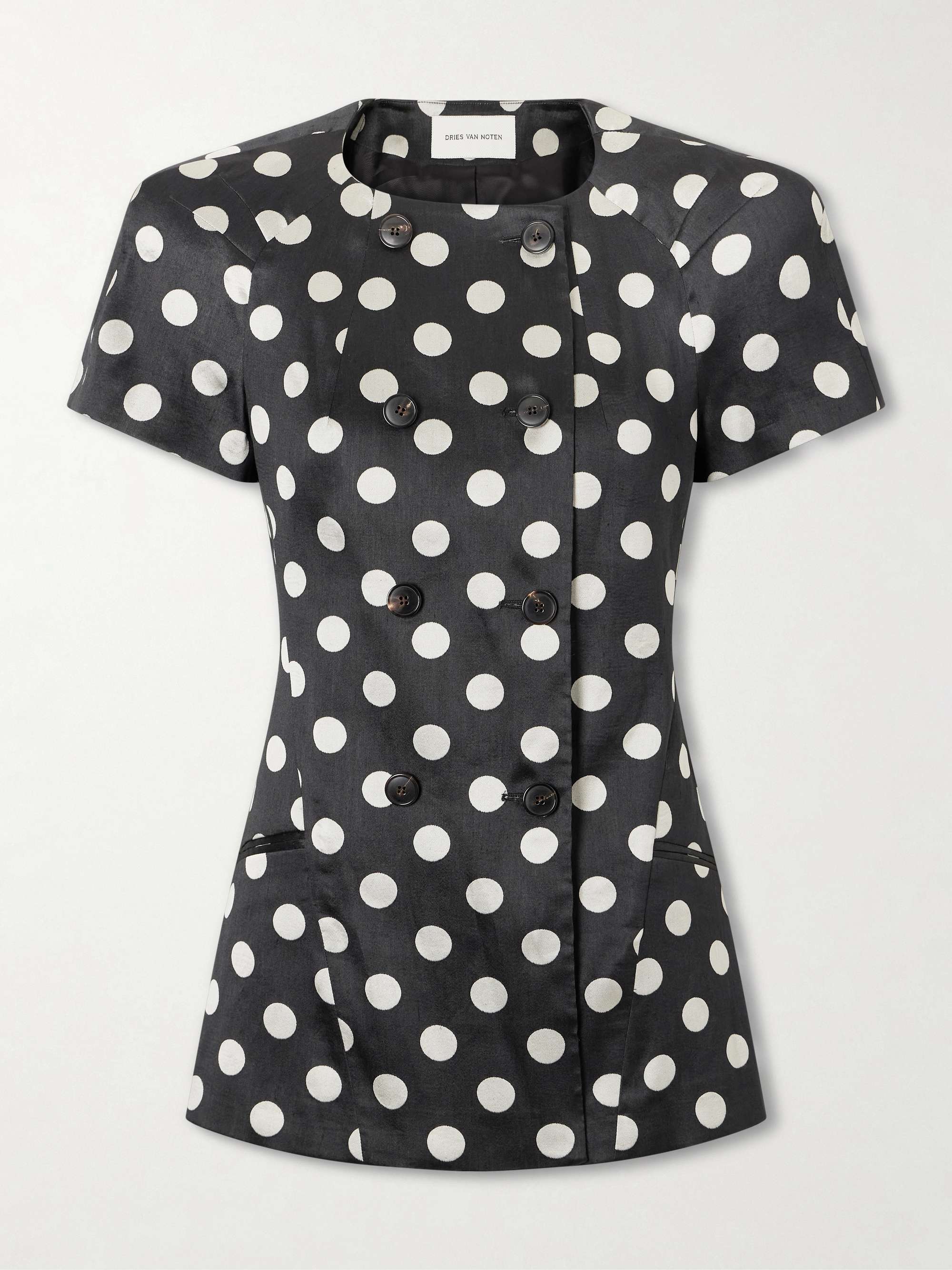 Bonny Polka-Dot Jacquard Jacket