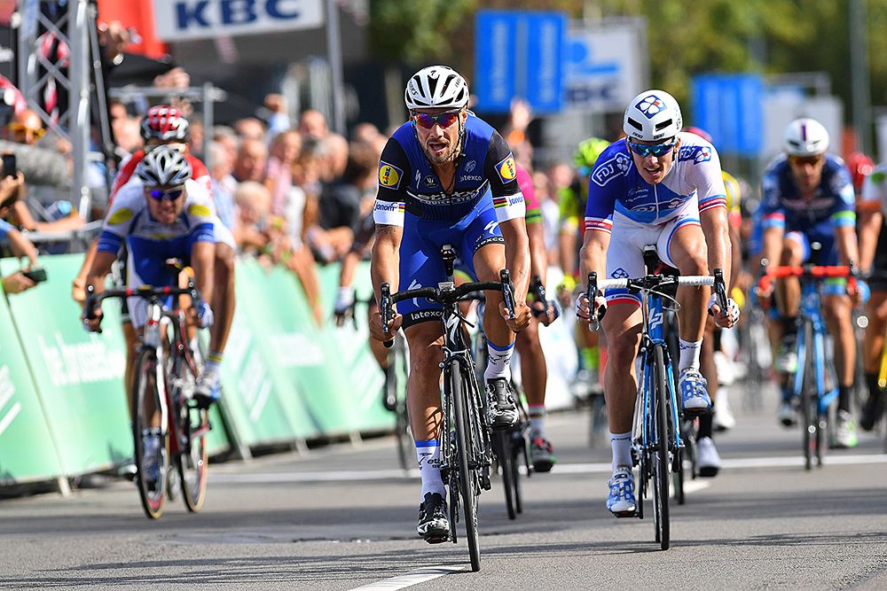 Tom Boonen (Etixx-QuickStep) takes the win at Brussels Cycling Classic
