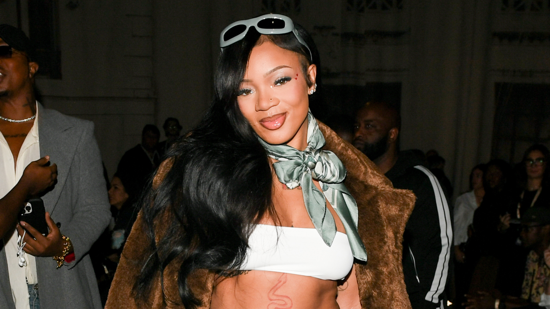 GloRilla attending the Coach Spring 2026 fashion show