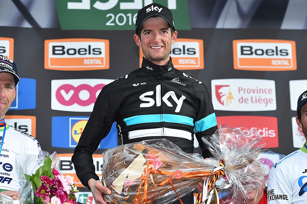 Wout Poels (Team Sky) wins Liege-Bastogne-Liege
