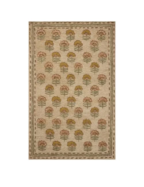 Lilette Hand-Tufted Wool Rug - Beige / Multi