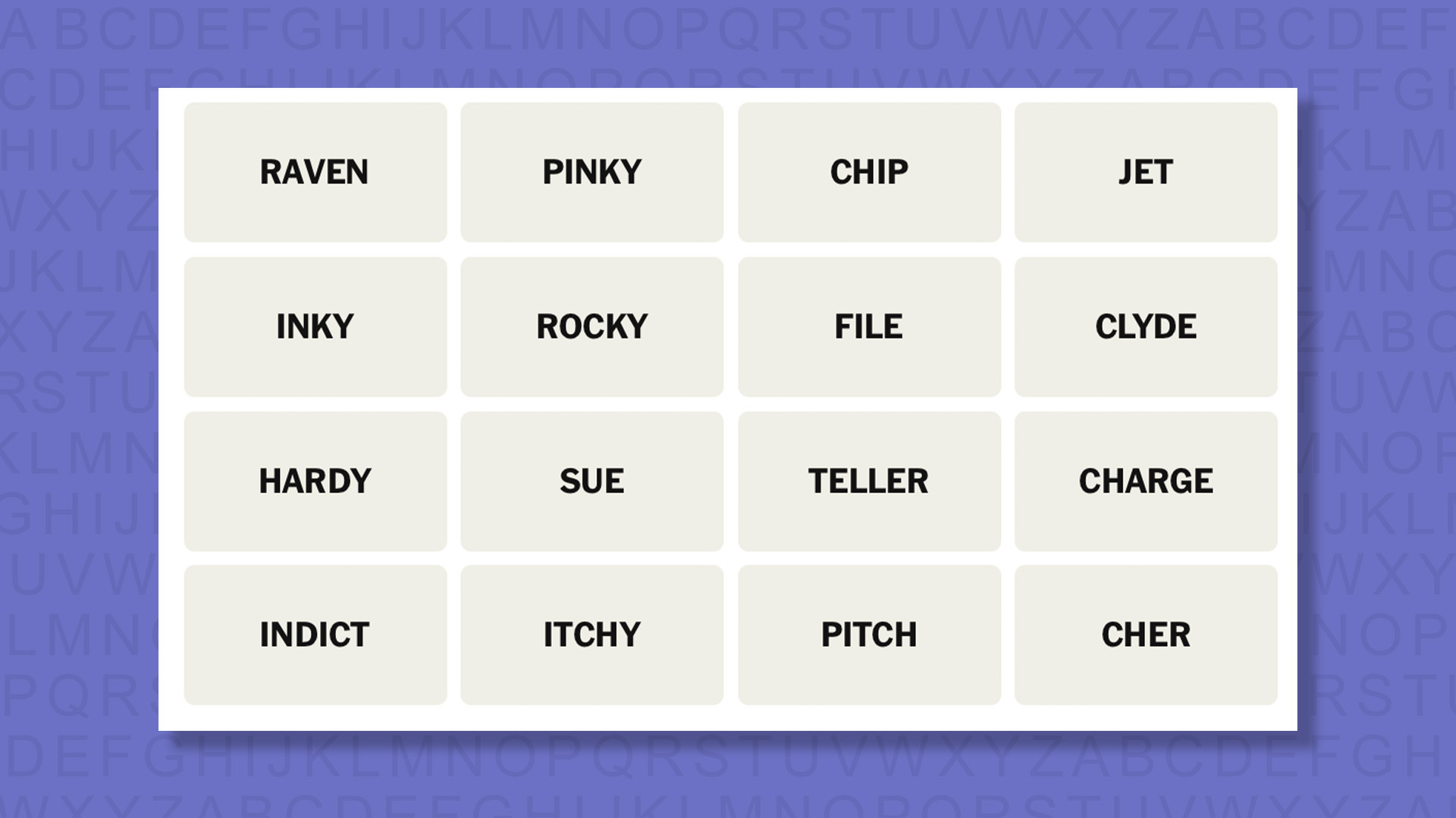 NYT Connections hints for game 874 on a purple background