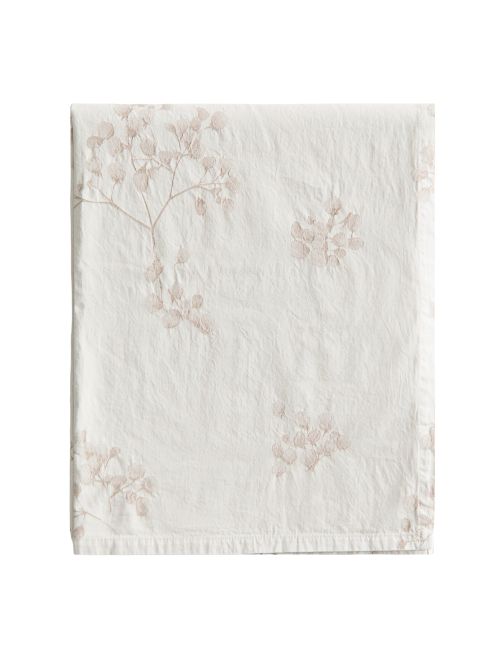Jacquard-Weave Sateen Tablecloth