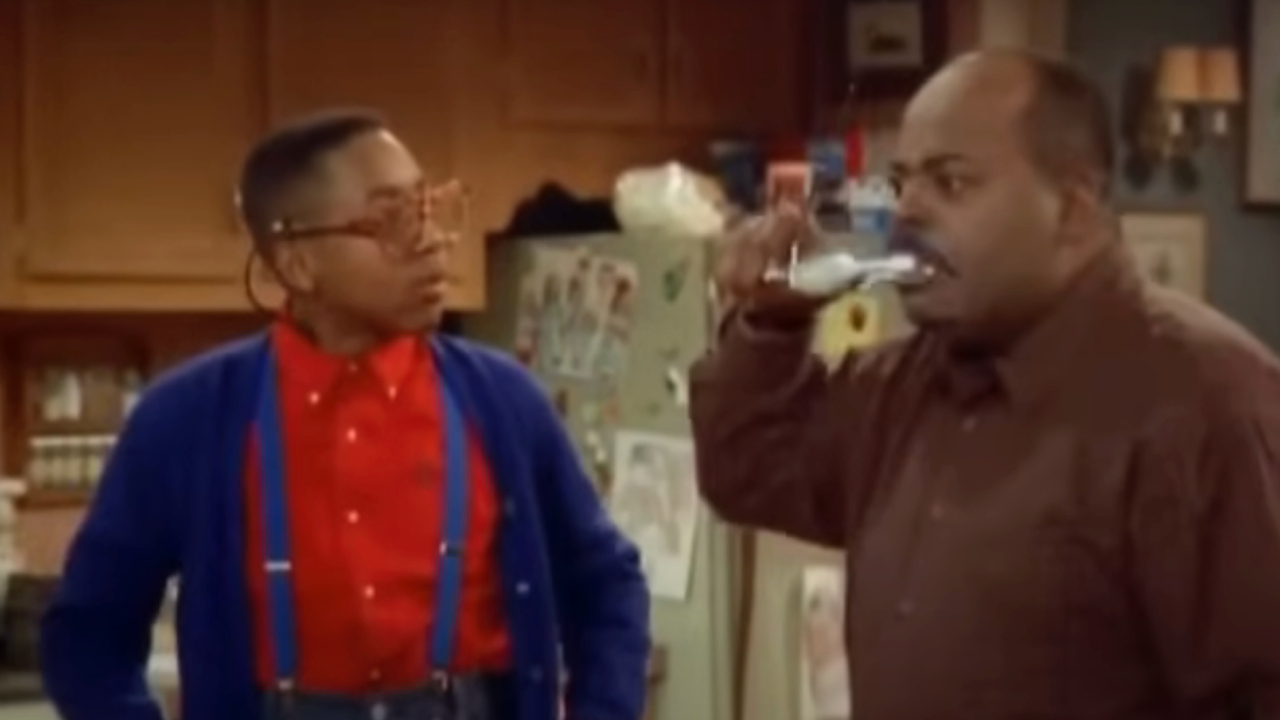 Steve Urkel and Carl on Family Matters
