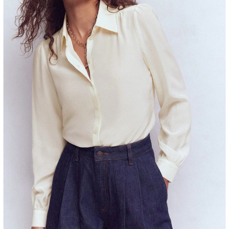 Boden, Sara Silk Shirt