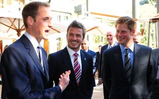 David Beckham associated with the royal family