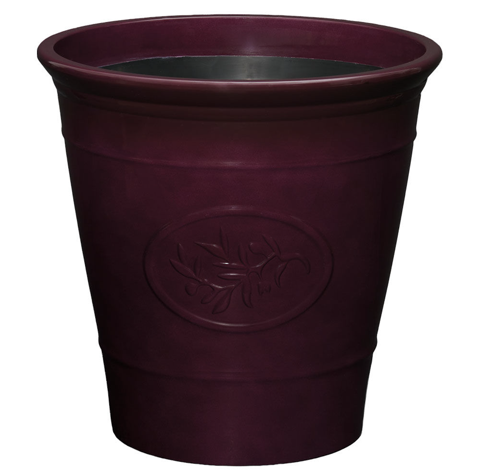 Belavi Purple Resin Planter - L