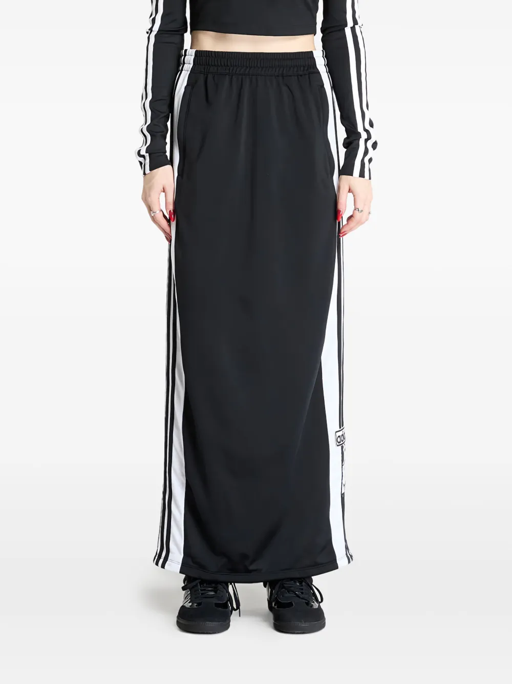 Adidas Adibreak Adicolor Side-Stripe Maxi Skirt | Xs