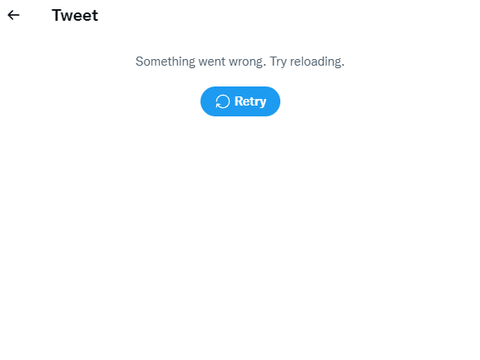 Twitter is down again