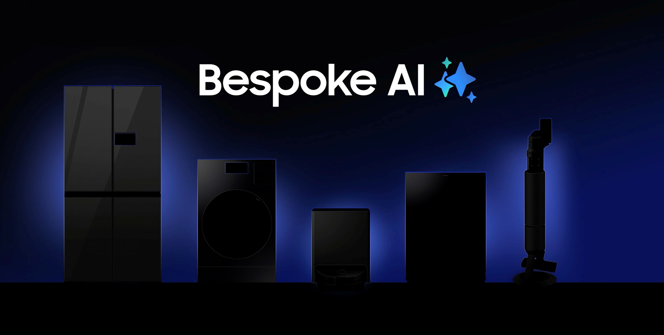 CES 2025 in Las Vegas showing a range of Samsung AI products
