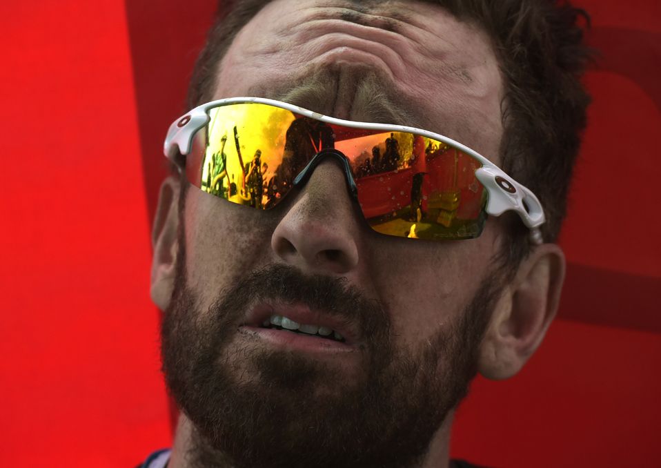 Bradley Wiggins (Team Sky) in his final race for Team Sky