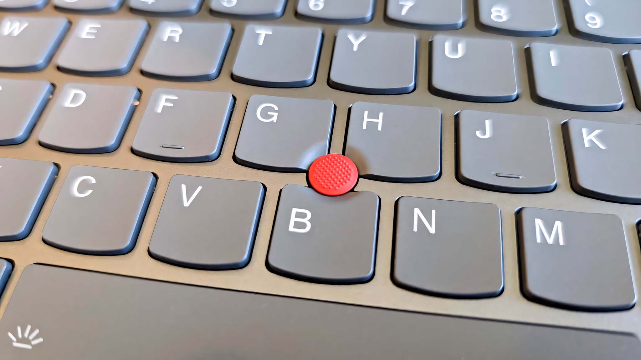 Lenovo ThinkPad X1 2-in-1 Gen 9 trackpad button.