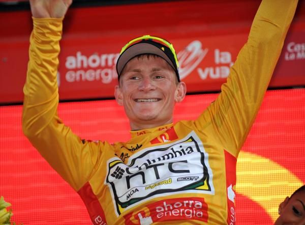 Andre Greipel took the overall lead after Fabian Cancellara lost time in the finale.