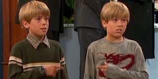 Cole Sprouse alongside his twin brother Dylan Sprouse in the Suite Life series.