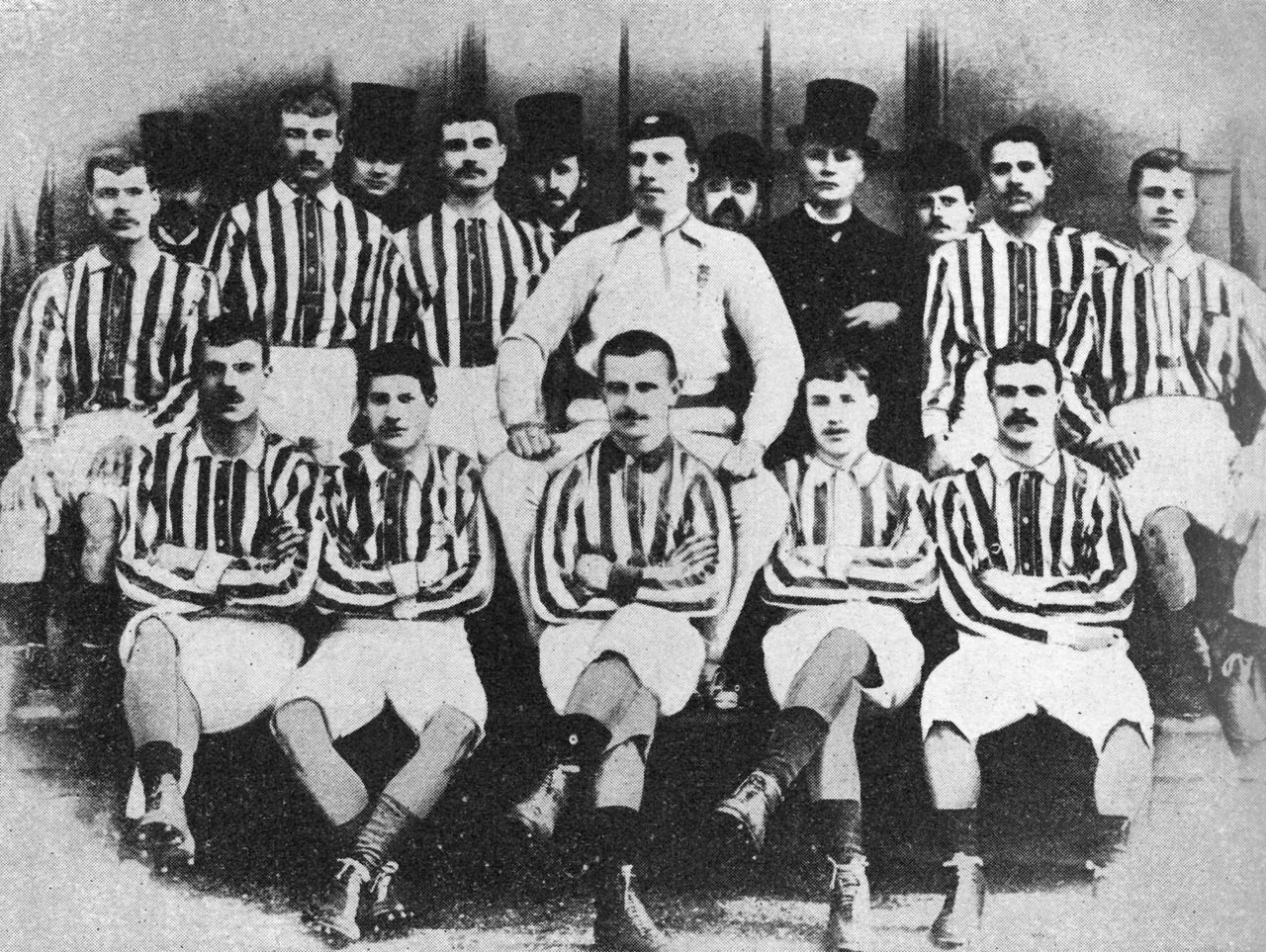 The West Bromwich Albion team which won the 1888 FA Cup final against Preston North End