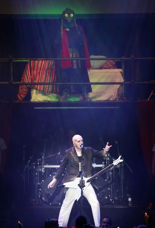 He's behind you, Devin Townsend performs at The Roundhouse in London in 2012