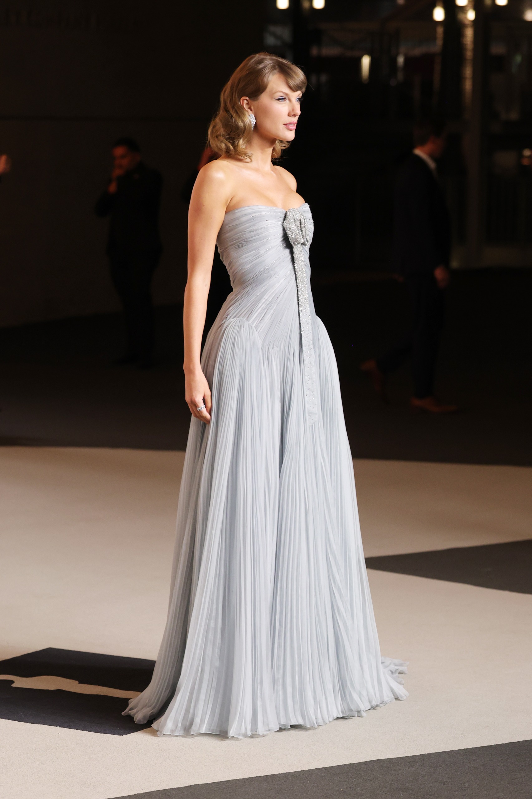 Taylor Swift Trades a Dior Gown and Chopard Jewels for a Sheer Ralph Lauren Dress at the Academy Museum Gala